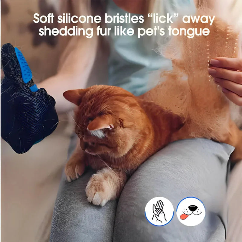 Gant de Toilettage en Silicone pour Chats & Chiens