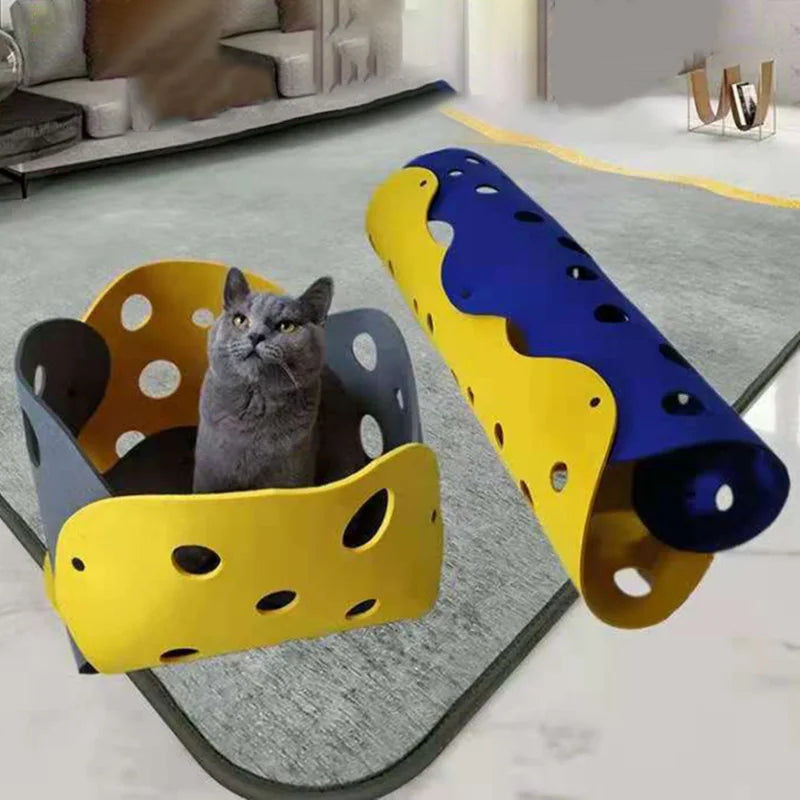 Tunnel Modulable pour Chat en Feutre