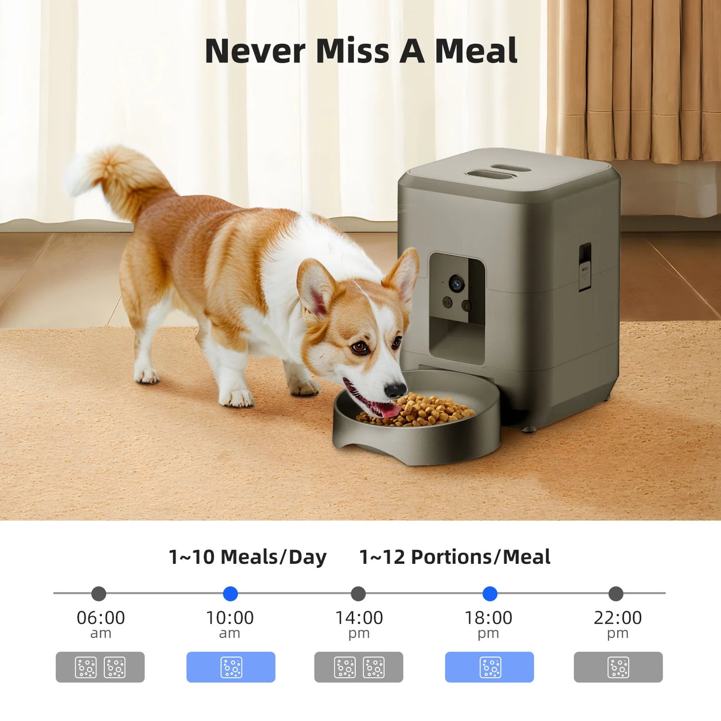 Distributeur Automatique de Croquettes Intelligent pour Chats